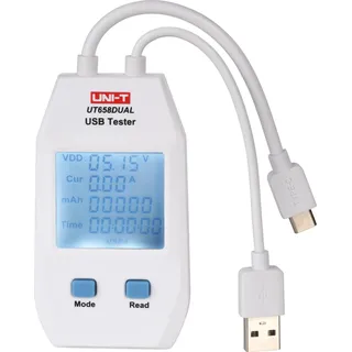 UNI-T UT658DUAL, USB-Steckdosentester
