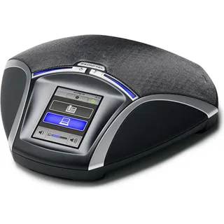 Konftel 910101071 55 Konferenztelefon Telefon inkl USB-Kabel und Netzteil ,Schwarz - Schwarz