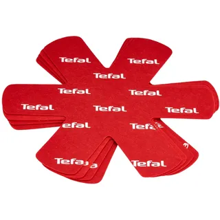 Tefal Pfannenschoner 4er-Set 4 Teile, rot / weiß (Kochgeschirr)