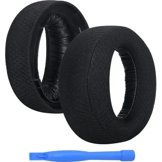MMobiel Ersatz für Sony PS5 Pulse Wireless – Mesh Ohrpolster Ersatz – Schwarz