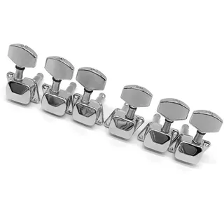 3R3L Silver Locking Saiten für E-Gitarre Schaller Lock Half-Round Knob Tuner Gitarrenstimmer Gerät