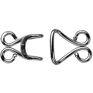 Prym - Prym -Silber -Haken und Augen (Größe - Nr. 13) für Korsetts - 1 Stück