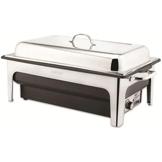 APS Elektro-Chafing Dish Speisewärmer, Silber