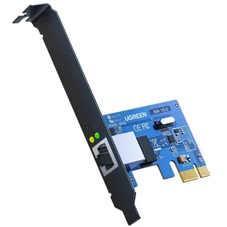 UGREEN Netzwerkkarte - Us230 Gigabit 10/100/1000mbps PCIe Netzwerkkarte – Schwarz