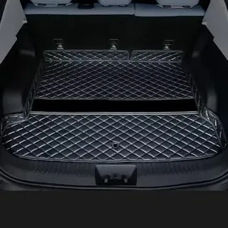 Kofferraumwanne für Mercedes-Benz GLB (X248) 2025 2026 | Wasserdichte Premium Leder Kofferraummatte mit Antirutsch-Schutz, Passgenauer Kofferraumschutz für Allwetter