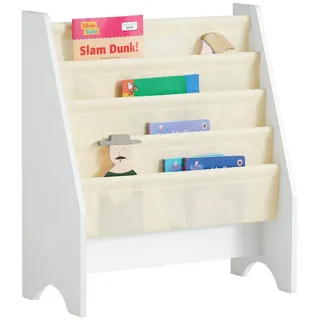 SoBuy Kinderregal FRG225 62 x 71 x 29 cm Holzwerkstoff weiß beige