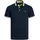 JACK JONES Essential Paulos Plus Size Kurzarm-poloshirt Dark Navy Detail Neon 5XL
