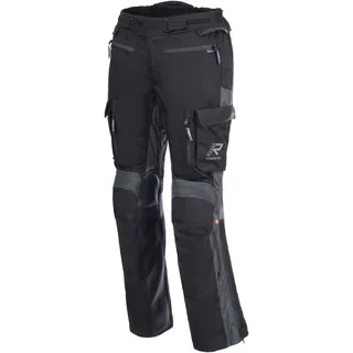 Rukka Madagasca-R Motorrad Textilhose, schwarz-grau, Größe 50 für Männer