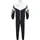 Freizeitanzug Herren 817 schwarz/weiß/steingrau 3XL