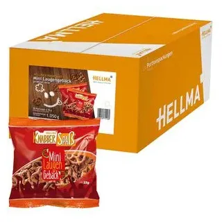 Hellma Knabberspaß Mini Laugengebäck Gebäck 70x 15,0 g