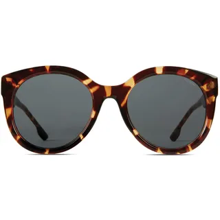 KOMONO Ellis Havana Unisex Runde Cellulosepropionat-Sonnenbrille für Damen und Herren mit UV-Schutz und kratzfesten Gläsern