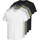Jxj Kurzarm-T-Shirt 5 Einheiten White Detail Packed W All Colors S