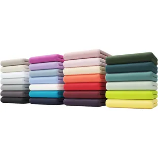 MY HOME Spannbettlaken Blackberry Single-Jersey 200 x 200 cm taupe