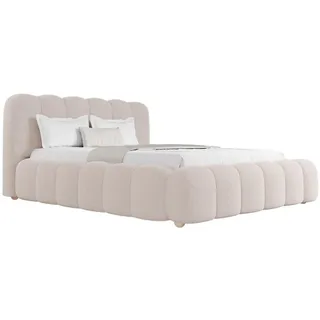 Juskys Polsterbett Catania 140 x 200 cm Beige