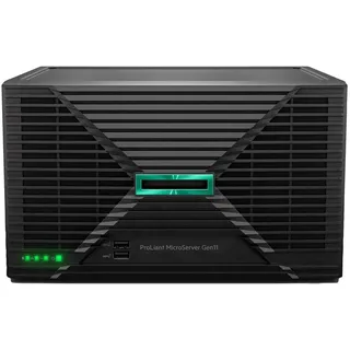 HP HPE ProLiant MicroServer Gen11 6325P 3.5GHz 4c 1P 1x32GB-U 4LFF-NHP 2x4TB HDD 1x180W PS EU Server (32 GB, Tower Server), Server