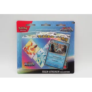 Pokemon Karmesin & Purpur Prismatische Entwicklungen TECH-Sticker Kollektion Glaziola 3er Pack