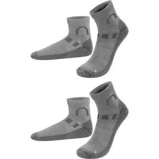 Normani Laufsocken 2 Paar Grau 39-42