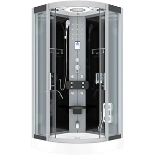 AcquaVapore Dampfdusche Duschkabine Sauna Dusche D58-13t2 90x90 cm ohne 2k Scheiben Versiegelung