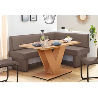 Home Affaire Eckbank HOME AFFAIRE, braun (cappuccino), B:152cm H:89cm T:202cm, Sitzbänke, Eckbank