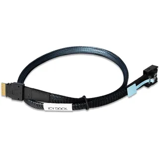 ICY Dock MB403L-B SlimSAS auf MCIO 50 cm, Schwarz
