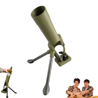 Bierflaschenöffner in Mörserform, 51 mm Mörser-Bierflaschenöffner für 300-ml-/12-oz-Bier- und Limonadenflaschen, automatischer Flaschenöffner, witziger, freihändiger Drucköffner (01#)