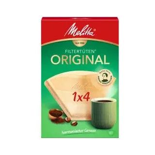 Melitta 1x4 Original Kaffeefilter naturbraun 80 St.