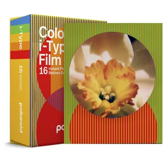 Polaroid 6285 Color I-Type Retinex-Edition Farbfilm mit rundem Rahmen, Doppelpack (16 Fotos)