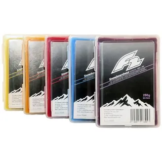 F2 Set Snowboard Wachs Paket 1,25kg (5x250g) für alle Temperaturen