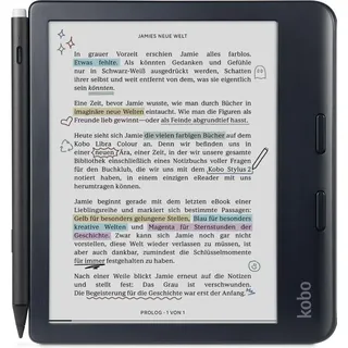 KOBO Libra Colour 32 GB Schwarz inkl. Stylus