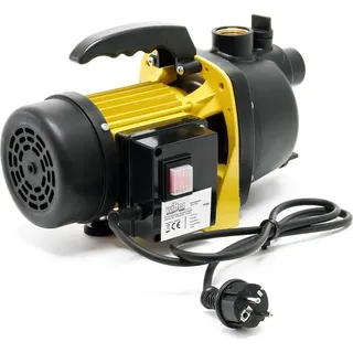 Wiltec Gartenpumpe 2800l/h, 600W, mit Tragegriff & Wasserablassschraube, max. Förderhöhe 35m, für Süßwasser Hauswasserwerk Wasserpumpe