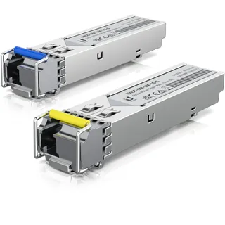 UBIQUITI networks Ubiquiti UACC-OM-SM-1G-S-2 SFP Transceiver auf LC Simplex 1,25 GBit/s, 2er Pack