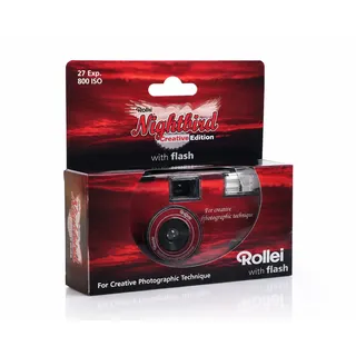 📸 Rollei Nightbird Creative Edition – Einwegkamera mit Blitz – ISO 800 – 27 Auf