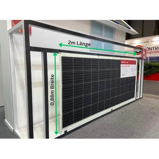 ultraleichtes Solarmodul - 310 Watt, sehr dünn und flexibel mit Ösen