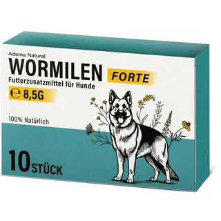 Adema Natural® Wormilen Forte – Wurmmittel für Hunde – nur für Hunde- natürliche Entwurmung – Wurmkur Hund – Entwurmungsmittel - Wermut