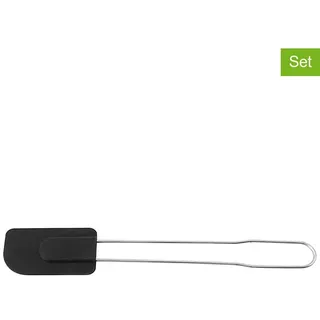 FM Professional 2er-Set: Teigschaber in Schwarz - (L)28 cm