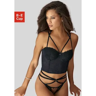 PETITE FLEUR GOLD Corsage Damen schwarz Gr.70 Cup B