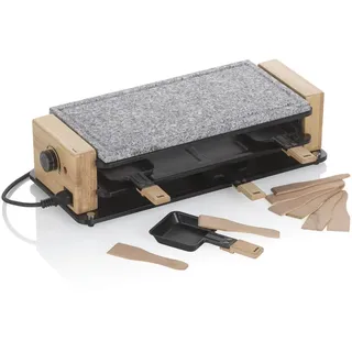 Kela Raclette/Stein Bedretto schwarz 8Personen 49,0x20,5x12,5cm
