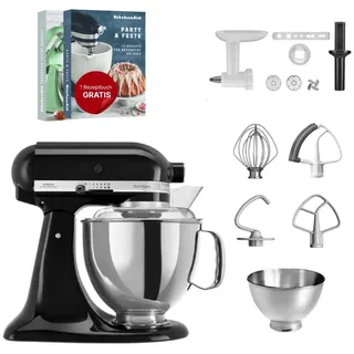 5KSM175 Gusseisen Schwarz inkl. Paket 2