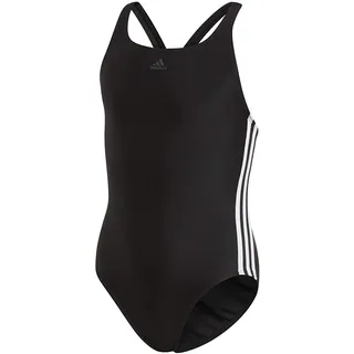 adidas Athly V 3-Streifen Badeanzug FIT SUIT schwarz-weiß 128