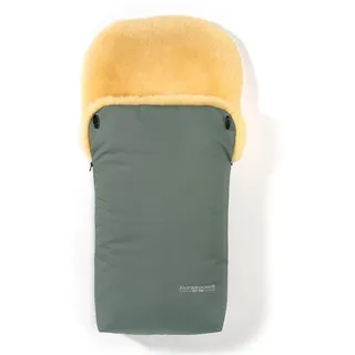 Hofbrucker Lammfell-Fußsack Putzi in Mint - (L)90 x (B)34