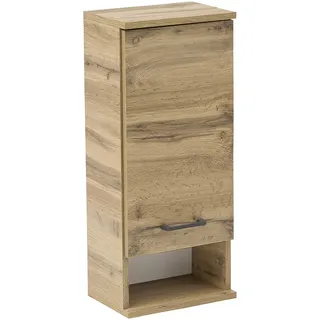 Schildmeyer MÖBELPARTNER Bad-Hängeschrank Nora 144940 eiche landhaus 30,3 x 20,5 x 70,8 cm