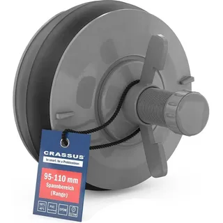 Crassus Schnellverschlussstopfen CSV 100 PVC 95-110 mm Länge 100 mm druckdicht
