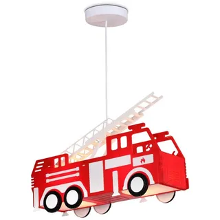 bmf-versand Deckenleuchte Kinderzimmerlampe Junge Hängelampe Kinderzimmer Kinderlampe Feuerwehr
