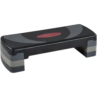 Yaheetech Steppbrett Fitness Aerobic Stepper Höhenverstellbar Step Bench mit 3 Stufen (10/15/20 cm) Rutschfestes Trainingsgerät für Büro und Zuhause