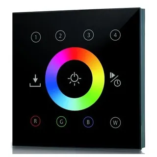 Rutec AC-DMX Touchpanel 4 ZONEN RGBW