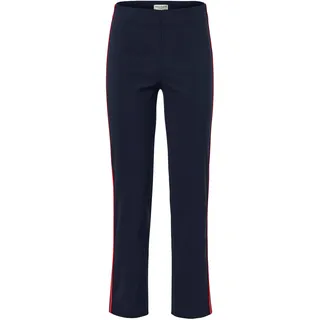 Tchibo - Stretchhose mit Galonstreifen - Damen - Gr. 38 - dunkelblau