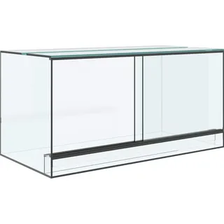vidaXL Terrarium mit Speicher Transparent 80 x 40 x 40 cm Glas