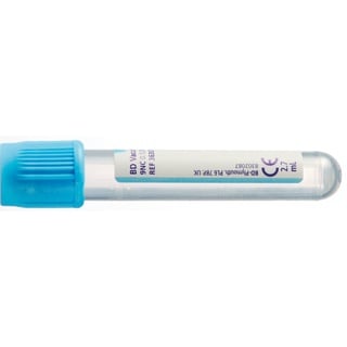 BD Vacutainer Plus Gerinnungsröhrchen aus PET, 2,7 ml, Natrium-Citrat, VE = 100 ...