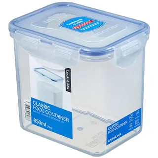 Lock & Lock Frischhaltedose rechteckig transparent 13,5 x 10,2 x 11,8 cm 0,85 l