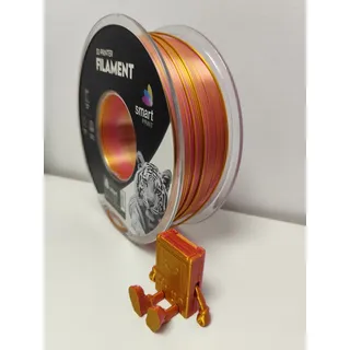 Dual Color PLA Filament 3D Druck Pink Gold AMS kompatibel zb Bambulab